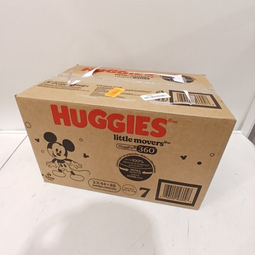 88PK HUGGIES LITTLE MOVERS DIAPERS - SIZE 7 - DISNEY MICKEY MOUSE image 3