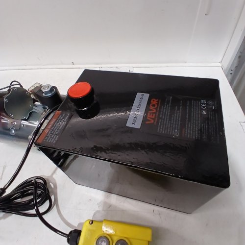 VEVOR SINGLE-ACTION HYDRAULIC POWER UNIT - 12 V, 8 QT (MODEL: TDDC12V-1.6KW-D-8 L) image 4