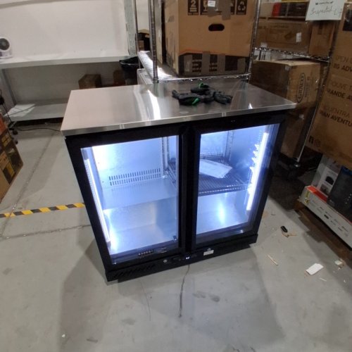 BODEGACOOLER BAR COOLER WITH 4 CASTERS & STAINLESS STEEL TOP - 7.7 CU.FT (MODEL: BTC-210FC) image 7