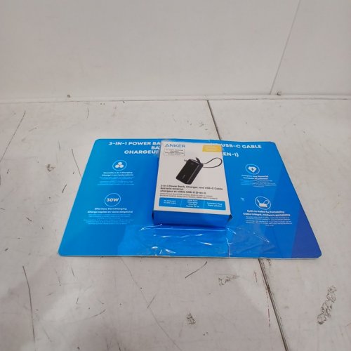 ANKER 3-IN1 10K WIRELESS PORTABLE CHARGER WITH BUILT-IN USB-C CABLE - 30W - 10000MAH - BLACK (MODEL:3431800) image 4