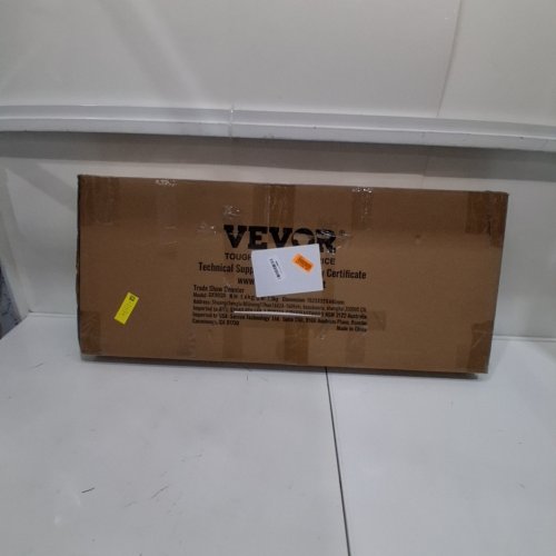 VEVOR FOLDING TABLE FOR BAR/TRADE SHOWS/HOME WITH CARRY BAG VELCRO FABRIC SHIELD AND SHELF - 38" X 34" X 15" - 110LB CAP - BLACK/SILVER - (MODEL: DX9930) image 5