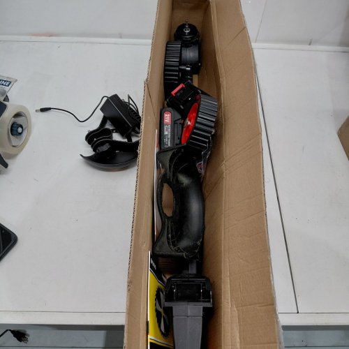 CORDLESS ELECTRIC WEED WACKER - 21 V - ORANGE /RED/ BLACK image 3