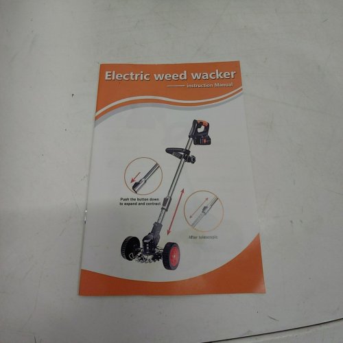 CORDLESS ELECTRIC WEED WACKER - 21 V - ORANGE /RED/ BLACK image 5