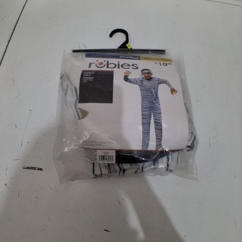2PC BOYS RUBIES MUMMY COSTUME - LARGE (10/12) - WHITE / BLACK (ITEM: 1001654) image 3