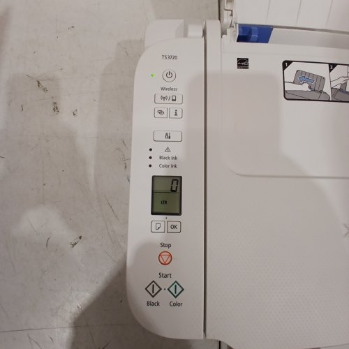 CANON PIXMA WIRELESS ALL-IN-ONE COLOUR PRINTER - WHITE (MODEL: TS3720) image 2
