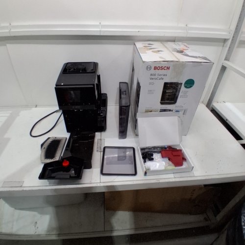 BOSCH 800 SERIES FULLY AUTOMATIC ESPRESSO MACHINE WITH HOME CONNECT, 35 BEVERAGE VARIETIES WITH COFFEE WORLD, DOUBLE CUP - BLACK (MODEL: TPU60309) image 7