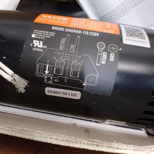 POOL PUMP MOTOR - 1.5 HP - 115V\230V - (MODEL:HM16075LCB) image 3