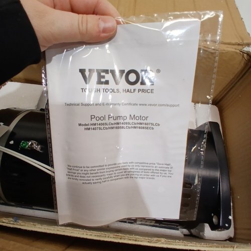 POOL PUMP MOTOR - 1.5 HP - 115V\230V - (MODEL:HM16075LCB) image 4