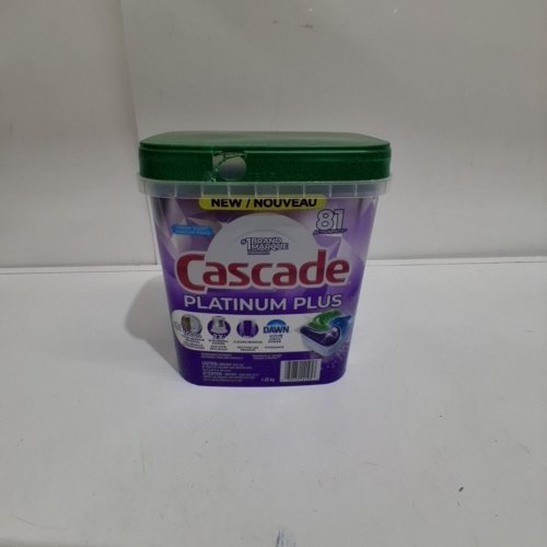 81PK CASCADE PLATINUM PLUS DISHWASHER DETERGENT - FRESH SCENT image 2