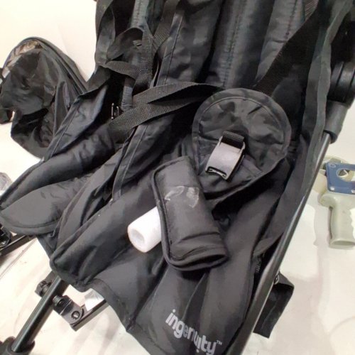 INGENUITY SUMMER INFANT 3DLITE CONVENIENCE STROLLER - 50LB CAP - BLACK image 3