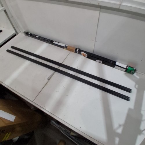 2PK THULE SQUAREBAR STEEL LOAD ROOF RACK BARS - FITS THULE EVO ROOF RACK SYSTEM - 60" - BLACK (MODEL: 712500) image 2