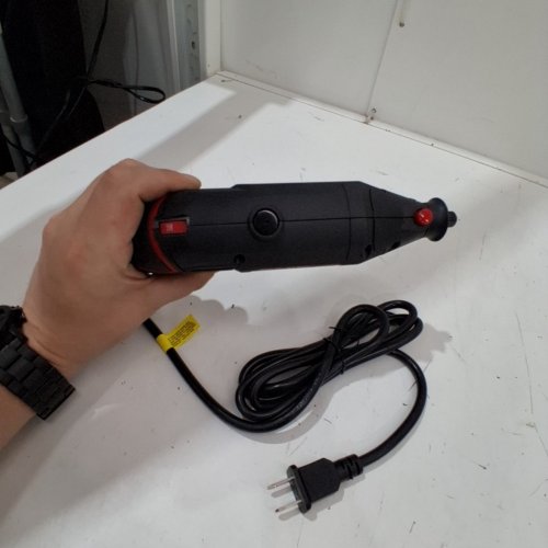 **TOOL ONLY** HYPER TOUGH CORDED ROTARY TOOL WITH STORAGE CASE - 120V - 1.5A - BLACK AND RED (MODEL: AQ25026A) image 4
