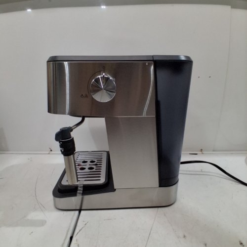 DELONGHI LINEA CLASSIC ESPRESSO MACHINE WITH MILK FROTHER - SILVER (MODEL: ‎EM450M) image 6