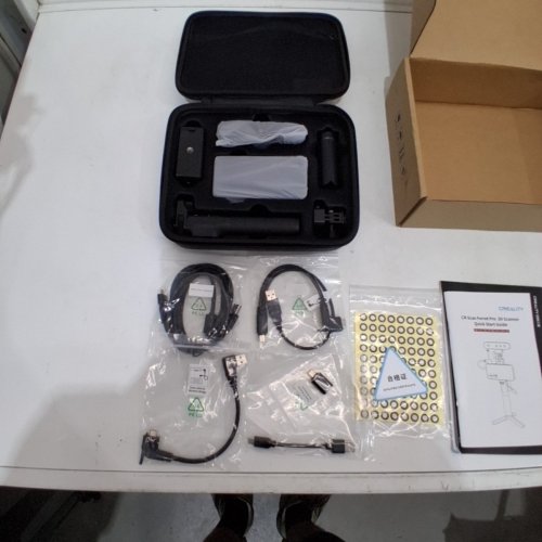 CREALITY CR-SCAN FERRET PRO WIRELESS HANDHELD 3D SCANNER - ANTI-SHAKE TRACKING, 0.1 MM ACCURACY - BLACK (MODEL: CRS04F) image 3