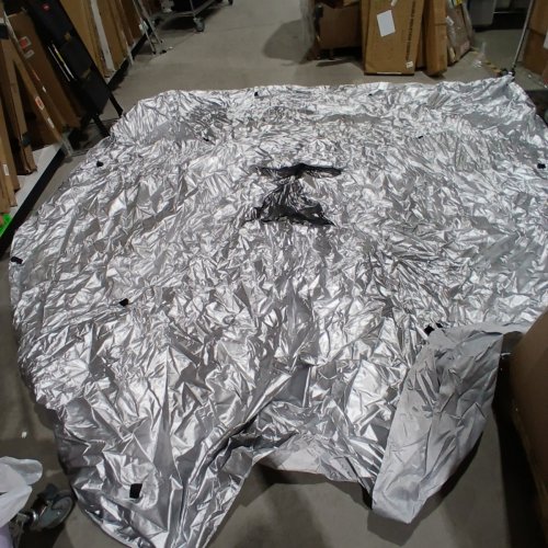 MASTERCANOPY POP UP INSTANT SHELTER BEACH CANOPY COVER WITH 1 SIDEWALL (COVERS ONLY) - 10FT X 10FT - WHITE image 2