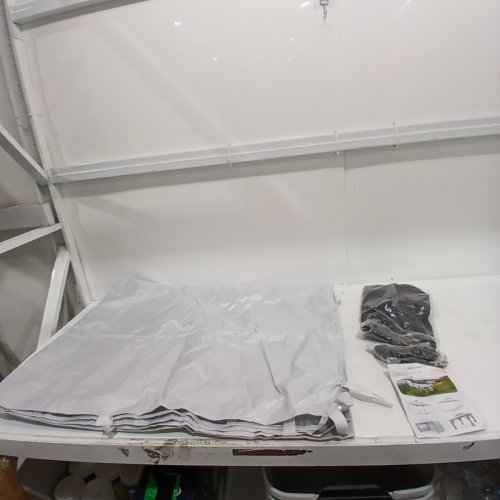 MASTERCANOPY POP UP INSTANT SHELTER BEACH CANOPY COVER WITH 1 SIDEWALL (COVERS ONLY) - 10FT X 10FT - WHITE image 3