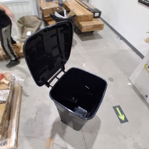 UNITED SOLUTIONS WHEELED GARBAGE CAN - 121L - BLACK image 2