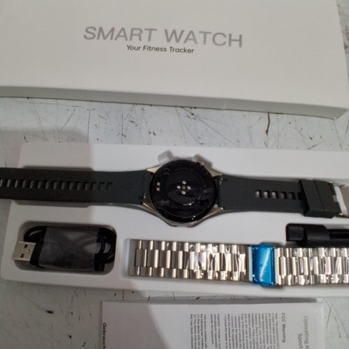 SMART WATCH FITNESS TRACKER - SILVER/BLACK (MODEL : S17) image 5
