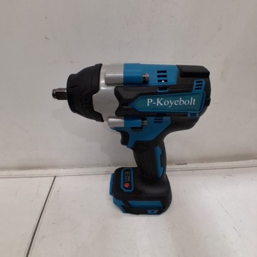 P-KOYEBOLT CORDLESS HIGH TORQUE IMPACT WRENCH KIT WITH 2 BATTERIES- 21 V, 2300 RPM - TEAL AND BLACK image 5