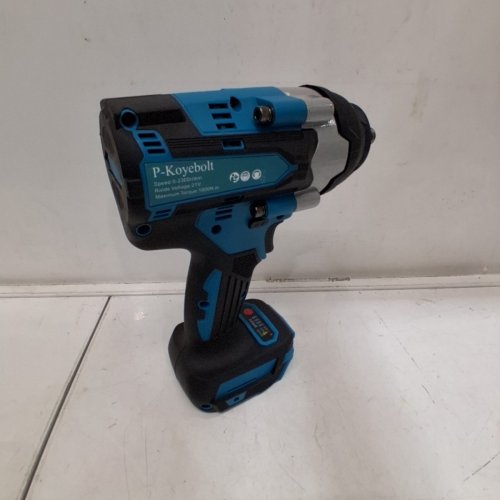 P-KOYEBOLT CORDLESS HIGH TORQUE IMPACT WRENCH KIT WITH 2 BATTERIES- 21 V, 2300 RPM - TEAL AND BLACK image 6