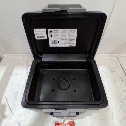 SENTRYSAFE FIRE PROOF BOX WITH KEY -15" X 12" X 6" - BLACK - (MODEL: 1160) image 4