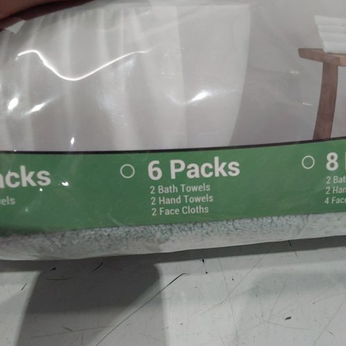 6PC GOGREEN 100% COTTON SUPER SOFT TOWELS SET - MINT GREEN image 3