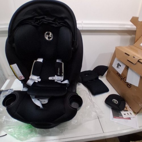 CYBEX GOLD CALLISTO G 360 ROTATING ALL-IN-ONE CONVERTIBLE CAR SEAT WITH SAFETY ASSURE PROTECTION SYSTEM - 120LBS MAX - MOON BLACK (MODEL: 524000600) image 3