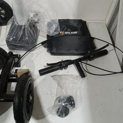 WHLICKS STEERABLE KNEE SCOOTER - 300LBS MAX - BLACK (ITEM: KS03) image 5