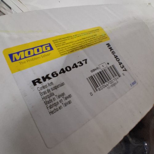 MOOG FRONT RIGHT LOWER SUSPENSION CONTROL ARM FOR TOYOTA TUNDRA 2004-2007 - BLACK (MODEL:RK640437) image 2