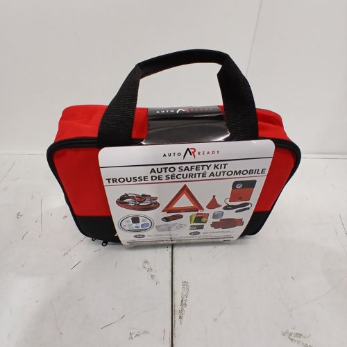 50PC AUTO READY EMERGENCY ROADSIDE KIT - RED/BLACK (MODEL: 3555662) image 7