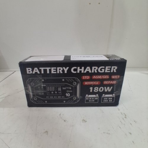 COREBOX SMART BATTERY CHARGER AND MAINTAINER - 12 V 10A; 24 V 5A - RED AND BLACK (MODEL: H-10CD) image 4