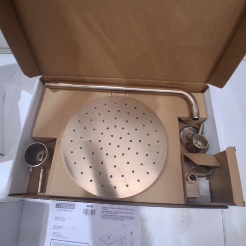 DELTA MODERN MONITOR 14 SERIES SHOWER WITH RAINCAN HAND SHOWER AND ROUGH VALVE - CHAMPAGNE BRONZE (MODEL: 342702-CZ) image 2