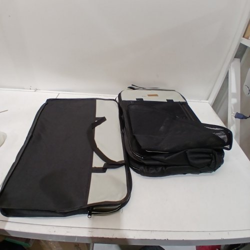 AKINERRI FOLDABLE DOG PLAYPEN 36" X 36" X 23" - BLACK/GREY image 3