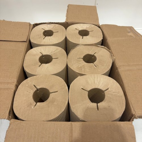 6PC TORK NATURAL UNIVERSAL HAND TOWEL ROLLS - 8" X 550FT, 1 PLY - NATURAL (STYLE: H86) image 3