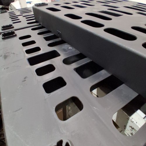 Oskar 4-Tier Interlocking Plastic Storage Shelves - 36"x18"x56" - black image 3
