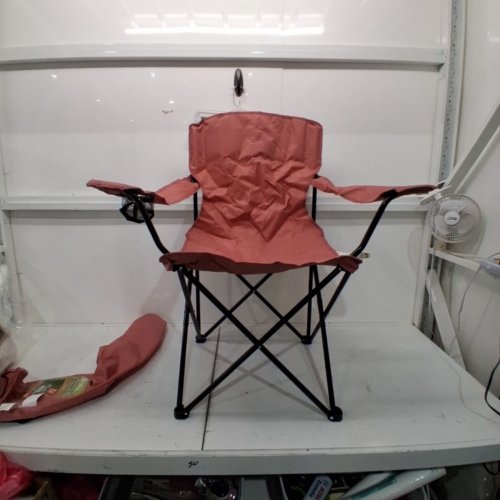 OZARK TRAIL OVERSIZE FOLDING CAMPING CHAIR - 250LBS MAX - PINK/ROSE (MODEL: JCA-G400M0-1) image 3