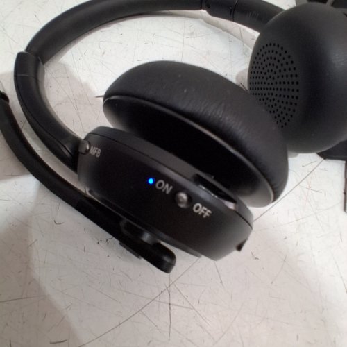 TECKNET WIRELESS BLUETOOTH NOISE CANCELLING HEADSET WITH MICROPHONE- BLACK (MODEL: TK-HS016) image 2