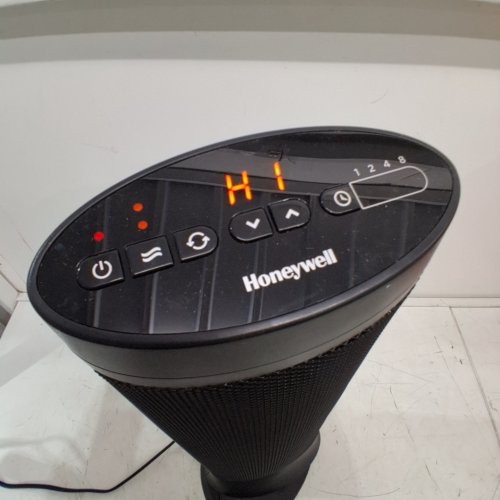HONEYWELL SLIM CERAMIC TOWER SPACE HEATER WITH TWO HEAT SETTINGS AND OVERHEAT & TIP-OVER PROTECTION - 23"- BLACK (MODEL: HCE317BC) image 2