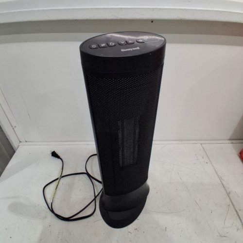 HONEYWELL SLIM CERAMIC TOWER SPACE HEATER WITH TWO HEAT SETTINGS AND OVERHEAT & TIP-OVER PROTECTION - 23"- BLACK (MODEL: HCE317BC) image 3