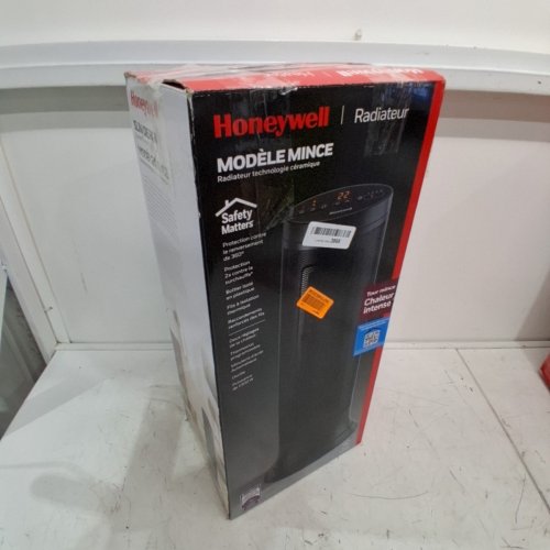 HONEYWELL SLIM CERAMIC TOWER SPACE HEATER WITH TWO HEAT SETTINGS AND OVERHEAT & TIP-OVER PROTECTION - 23"- BLACK (MODEL: HCE317BC) image 5