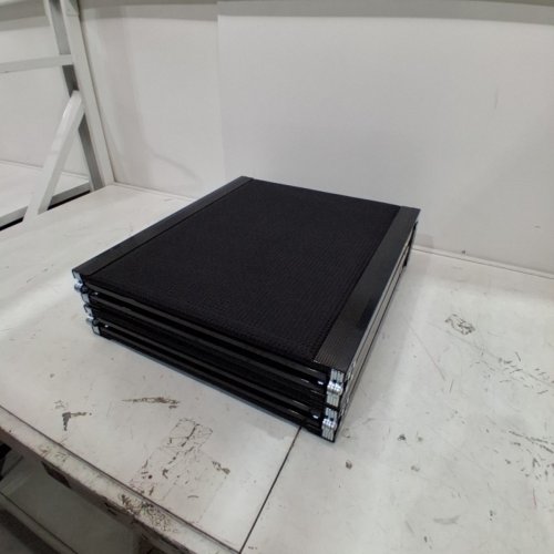 VEVOR ALUMINUM FOLDABLE PORTABLE PET STAIR RAMP WITH NON-SLIP FABRIC & JOINT-SAFE DESIGN - 250LB CAPACITY - BLACK (MODEL: 180*50) image 3