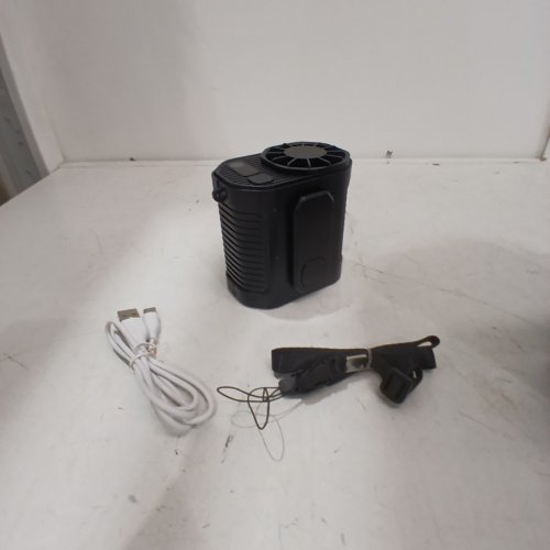 HIGH-SPEED PORTABLE RECHARGABLE WAIST FAN - BLACK (MODEL: M336) image 3