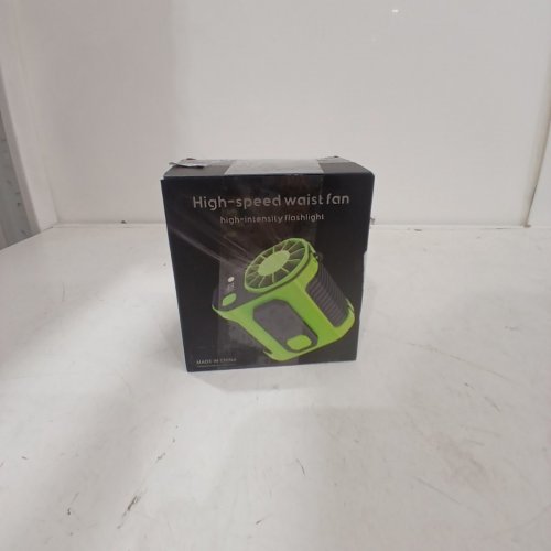 HIGH-SPEED PORTABLE RECHARGABLE WAIST FAN - BLACK (MODEL: M336) image 4