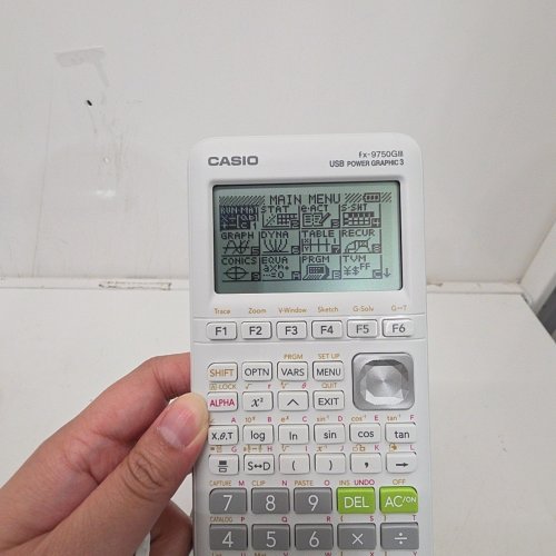 CASIO GRAPHING CALCULATOR WITH 3MB FLASH MEMORY - WHITE (MODEL: FX-9750GIII-WE) image 2