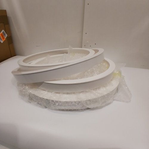 3PC WEITANKG CYLINDER STANDS FOR PARTIES, CAKE TABLES ROUND DISPLAY STANDS - 23.5" - 35" - WHITE image 4