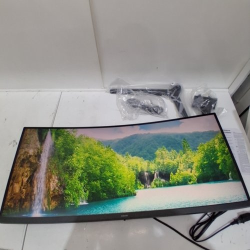 SAMSUNG VIEWFINITY S5 CURVED MONITOR - 34" - 3440 X 1440 - 100HZ - BLACK (MODEL: S34H550GAN) image 2