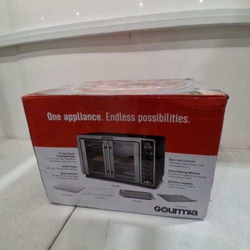 GOURMIA 17-IN-1 DIGITAL AIR FRYER OVEN - 1700W 120 V - BLACK AND STAINLESS STEEL (MODEL: GTF7655) image 9