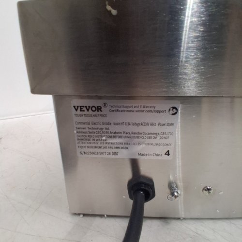 COMMERCIAL ELECTRIC GRIDDLE - 22" - 3200W (MODEL: HT-818A) image 6