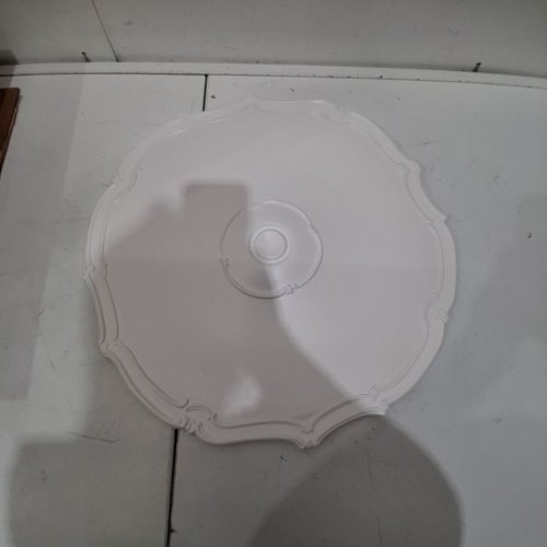 DECORATIVE MODERN CEILING MEDALLION - 22" - WHITE image 3