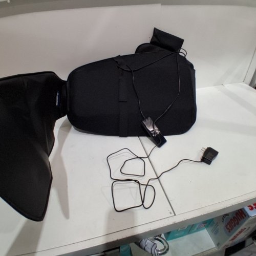 COMFIER SHIATSU BACK MASSAGER CHAIR PAD WITH HEAT & VIBRATION - BLACK/BLUE (MODEL: CF-2606MC) image 8